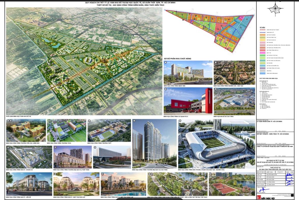mặt bằng tiện ích Vinhomes Saigon Park hóc môn