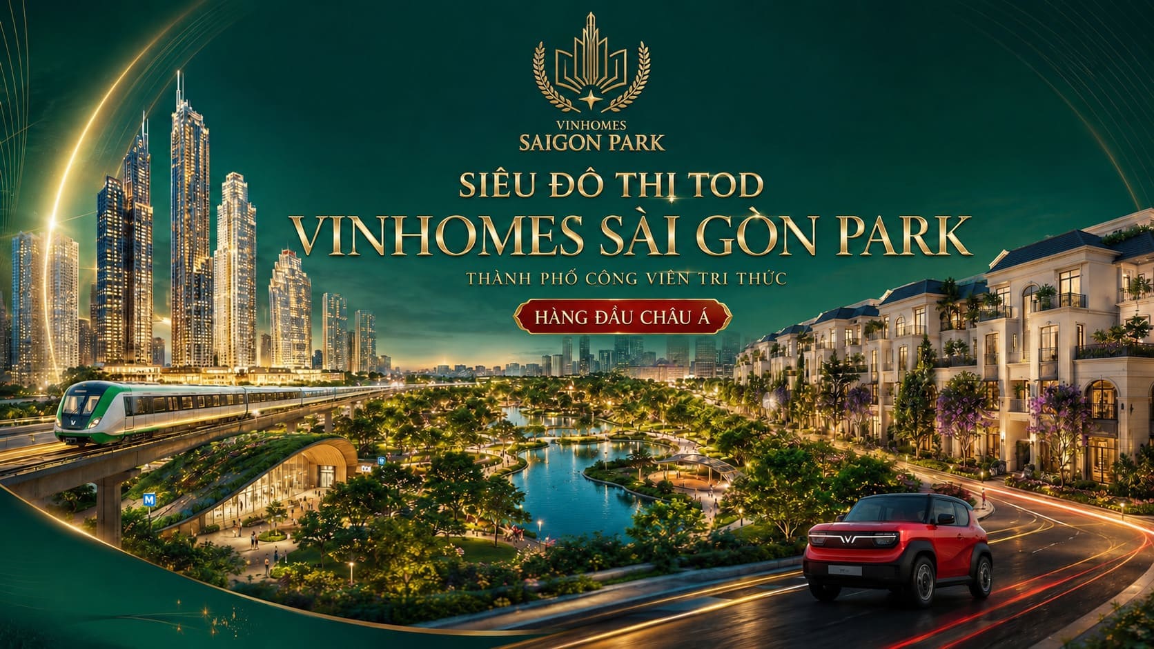Vinhomes SaiGon Park Hóc Môn - Đô thị Tri Thức