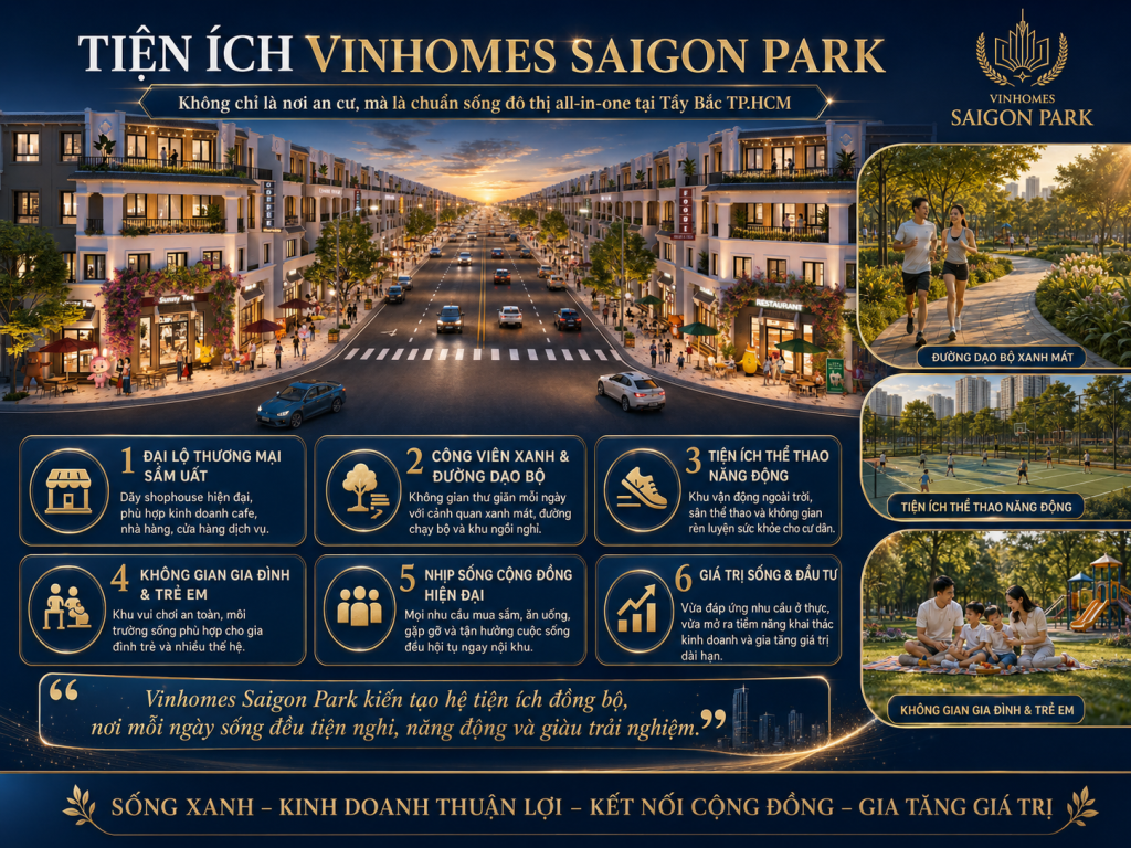 dự án Vinhomes Saigon Park Hóc Môn