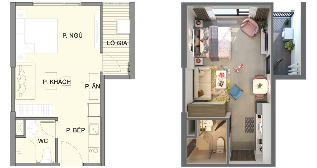 layout chung cư Vinhomes Saigon Pa