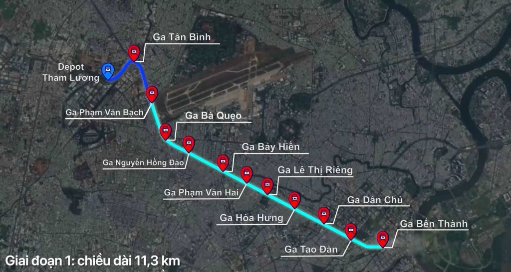 Metro Line 2 Hóc Môn giúp Vinhomes Saigon Park trở nên hấp dẫn hơn với nhóm khách thuê