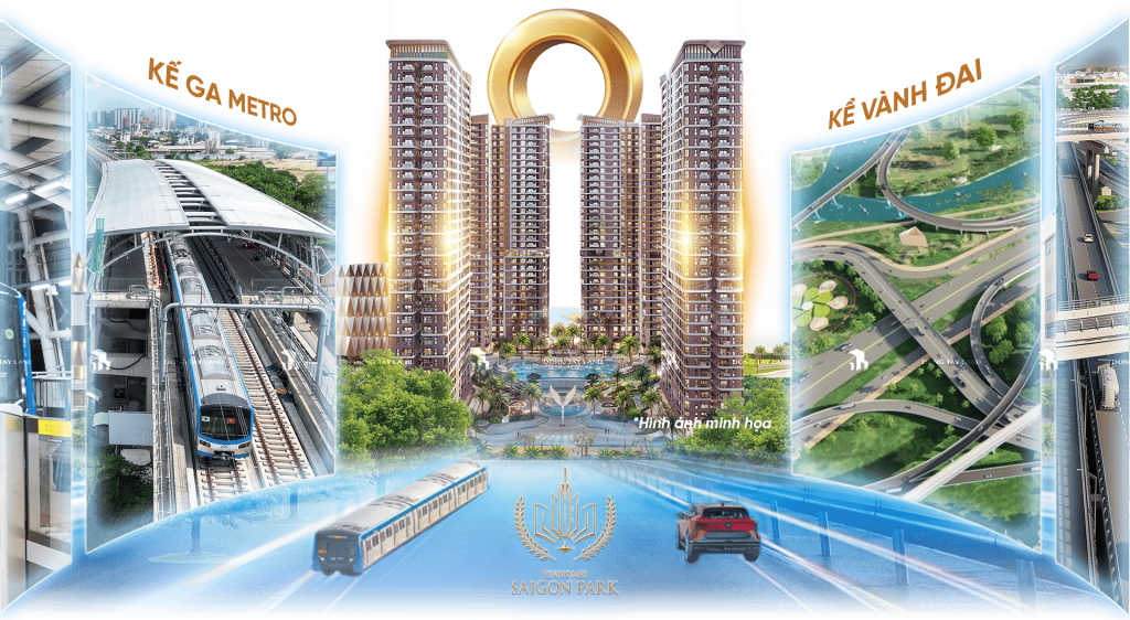 hạ tầng vinhomes saigon park hóc môn - tây bắc